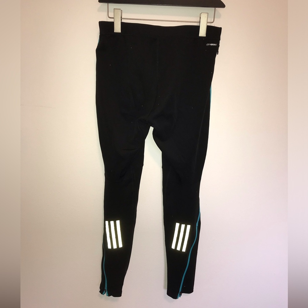 Adidas Climacool Reflective Zip Leg Leggings